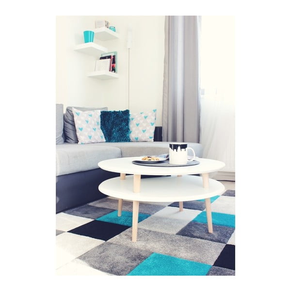 Бяла масичка за кафе UFO, Ø 70 cm Ufo - Ragaba-image-1