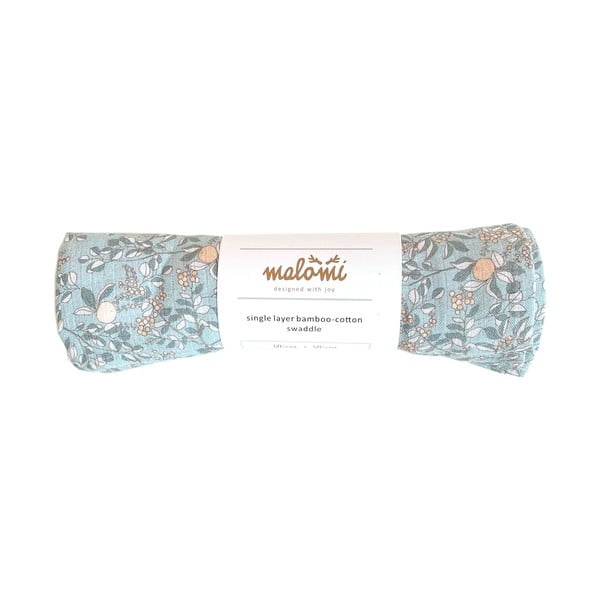 Синьо бебешко одеяло 120x120 cm Apricot - Malomi Kids-image-1