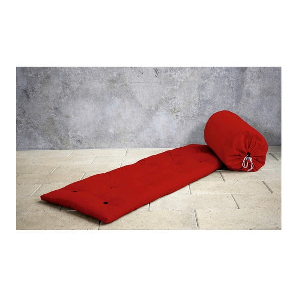 Futon/postel pro návštěvy Karup Bed In a Bag Red