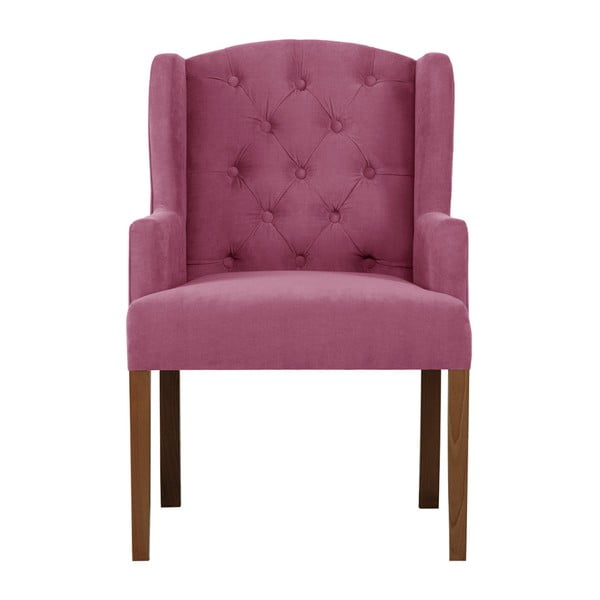 Růžová židle Rodier Liberty