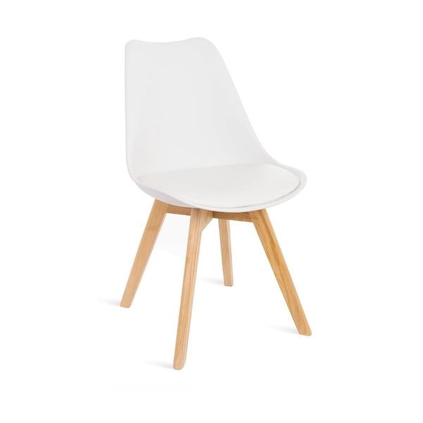 Комплект от 2 бели стола с букови крака Retro - Bonami Essentials