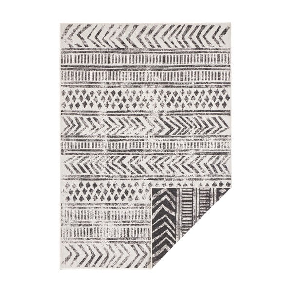 Черно-кремав килим за открито , 120 x 170 cm Biri - NORTHRUGS