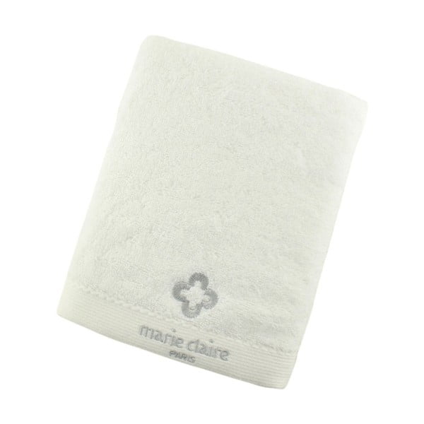 Бяла хавлиена кърпа от пениран памук Marie Claire, 90 x 50 cm - Unknown
