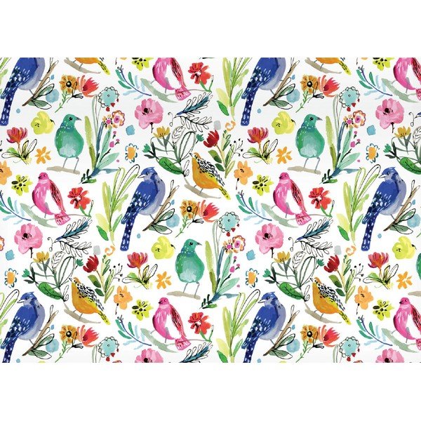 Опаковъчни хартии в комплект от 5 бр. 69,5x48,5 cm Blue Bird Life – Roger la Borde-image-1