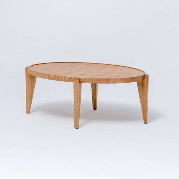 Dubový kávový stolek Bontri, 90x38 cm