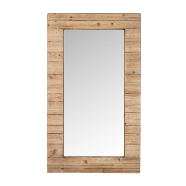 Zrcadlo v dřevěném rámu Nata, 120x70 cm