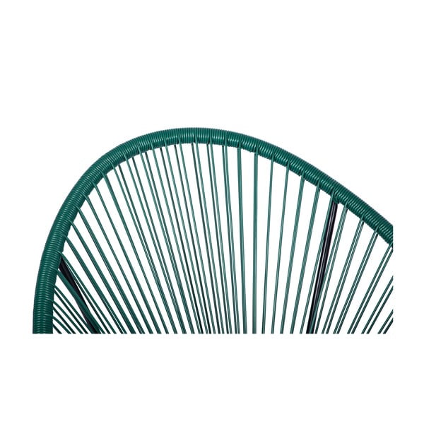 Зелен градински фотьойл от изкуствен ратан Avocado - Bonami Selection-image-4