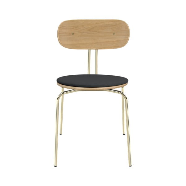 Трапезни столове в антрацитно златно Curious - UMAGE-image-2