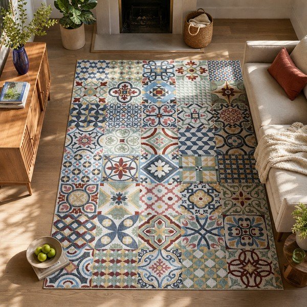 Килим Universal Azulejos, 80 x 150 cm-image-1