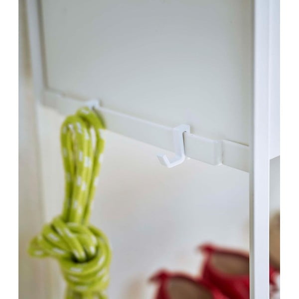 Бяла метална стойка за детски обувки 74,5x74,5x22 cm Tower – YAMAZAKI-image-2