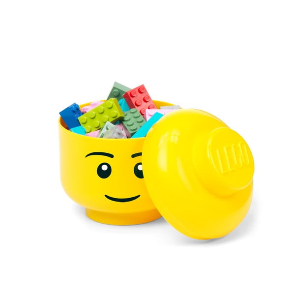 Жълта кутия за съхранение Boy, ø 10,6 cm - LEGO®-image-2