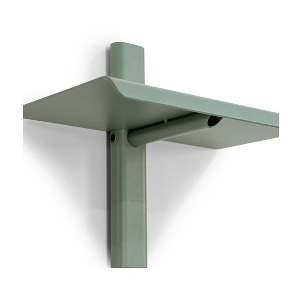 Сиво-зелен метален стенен рафт 28 cm Hola – Spinder Design-image-2