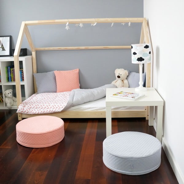 Dětská postel z masivu ve tvaru domečku TERY 80x160 cm-image-1