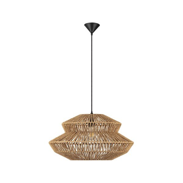 Въжено висящо осветително тяло в естествен цвят ø 50 cm Nua – Nova Luce