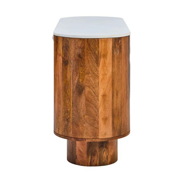 Скрин от масивно манго в естествен цвят 140x75x45 cm Torcino – Premier Housewares-image-2