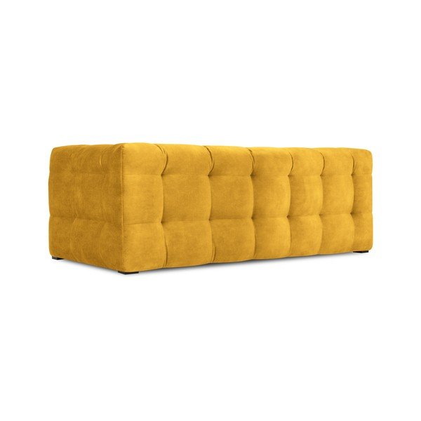 Жълт кадифен диван , 208 см Vesta - Windsor & Co Sofas-image-4