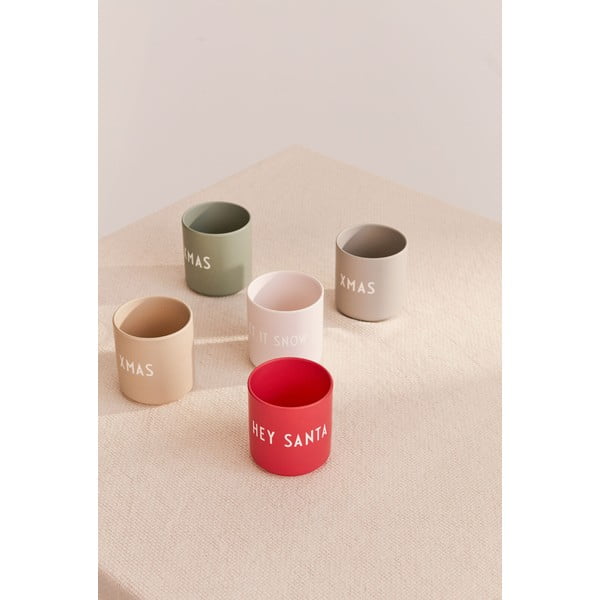 Сива чаша от имитиращ порцелан , 0,25 л Favourite - Design Letters-image-1