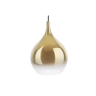 Стъклена висяща лампа в златисто Голяма, ø 26 cm Drup - Leitmotiv