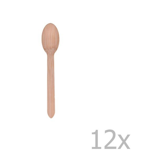 Комплект от 12 бамбукови лъжици Ledo - Bambum-image-1