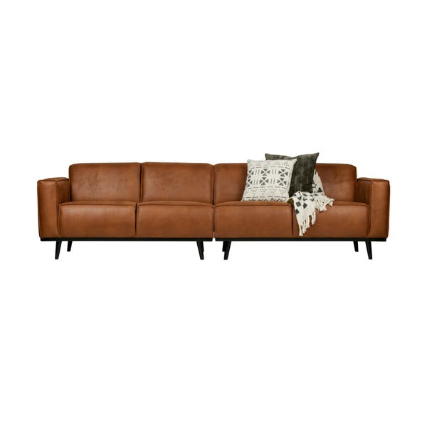 Кафяв диван от изкуствена кожа 280 cm Statement – WOOOD-image-3