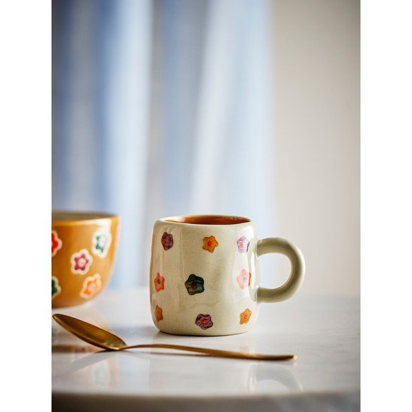 Бежова глинена детска чаша 130 ml Addy – Bloomingville Mini-image-1