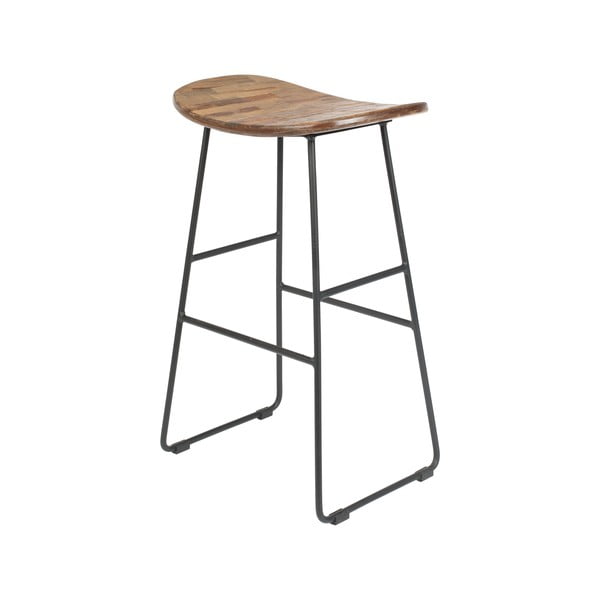 Бар стол 2 бр. в естествен цвят (височина на седалката 62 cm) Tangle – White Label-image-4