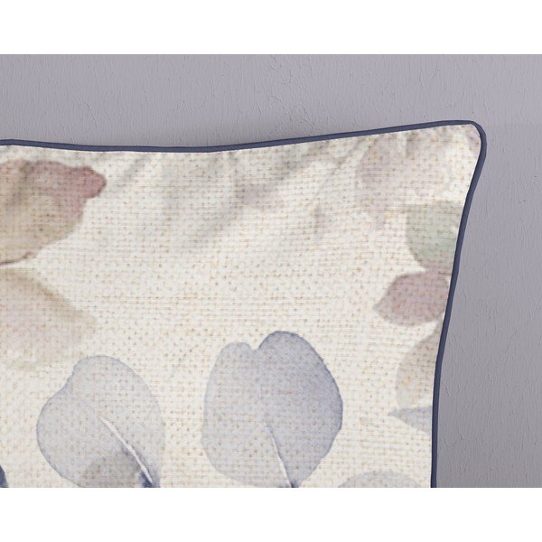 Бежово единично удължено спално бельо от памучен сатен 140x220 cm Fivien – Descanso-image-3