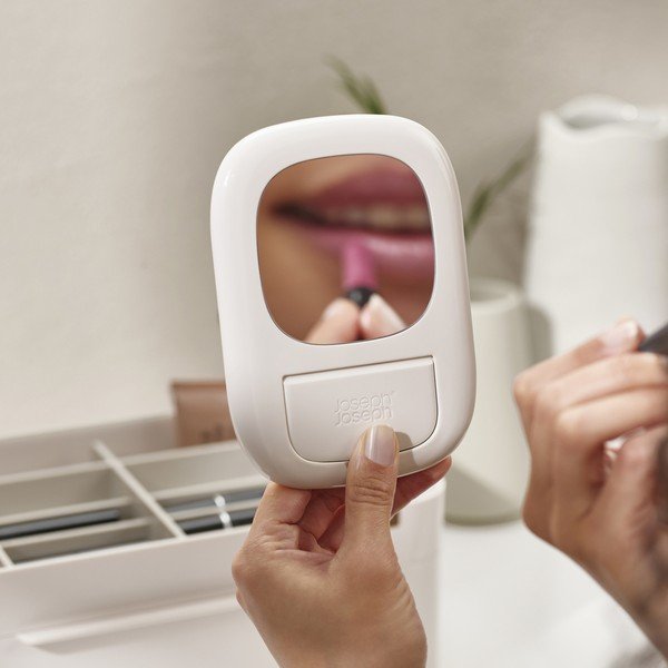 Бежов пластмасов органайзер за баня за козметика Viva – Joseph Joseph-image-4