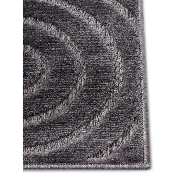 Антрацитен килим 57x90 cm Iconic Wave - Hanse Home-image-3