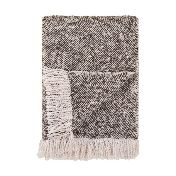 Кафяво/бежово одеяло 130x180 cm Sira – House Nordic