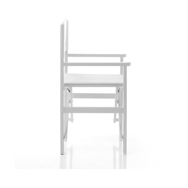 Бял градински сгъваем стол Milos - Tomasucci-image-1