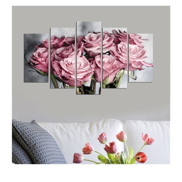 Картина от няколко части "Букет", 110 x 60 cm - Wallity-image-1