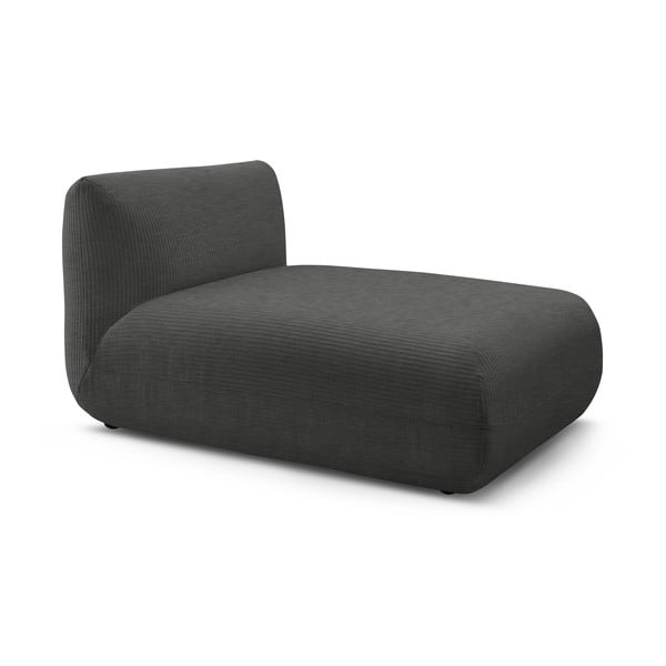 Сив велурен модул за диван Lecomte - Bobochic Paris-image-3