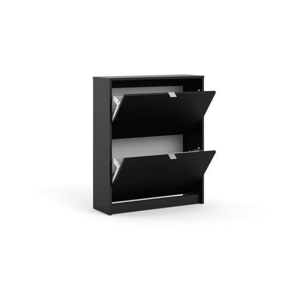 Черна накланяща се стойка за обувки Shoes – Tvilum-image-4