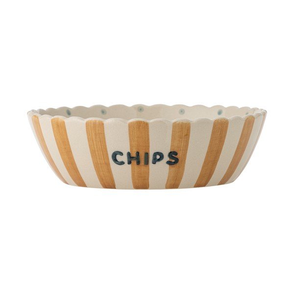 Жълта/кремава керамична купа ø 24 cm Chip – Bloomingville