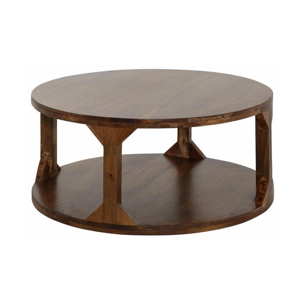 Konferenční stolek z mangového dřeva Støraa Misha, průměr 60 cm-image-1