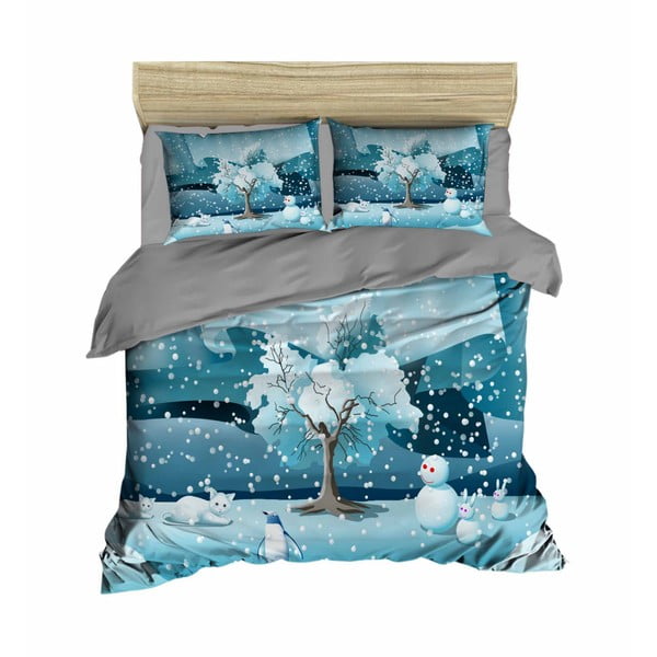 Коледно спално бельо за двойно легло с чаршаф Brita, 160 x 220 cm - Mijolnir