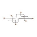 Сива метална стенна закачалка 60,5 cm Metro – PT LIVING