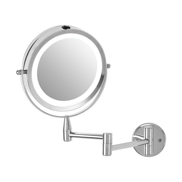 Козметично огледало със светлина/увеличително (увеличение 2x) 18x29 cm Cassini – Premier Housewares-image-4