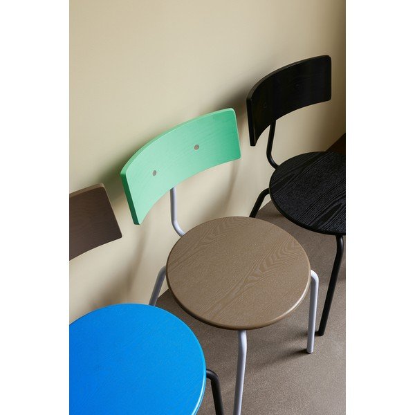 Трапезни столове в комплект от 4 бр. в зелен и естествен цвят Koi – Hübsch-image-1