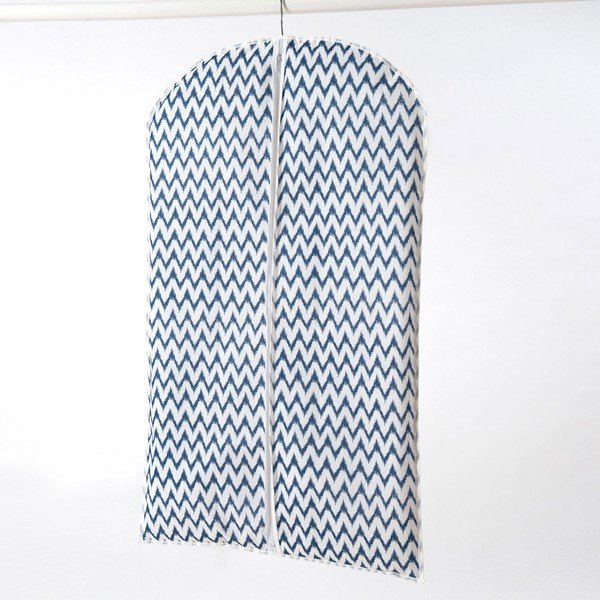 Textilní závěsný obal na šaty Compactor Zig Zag, 100 cm