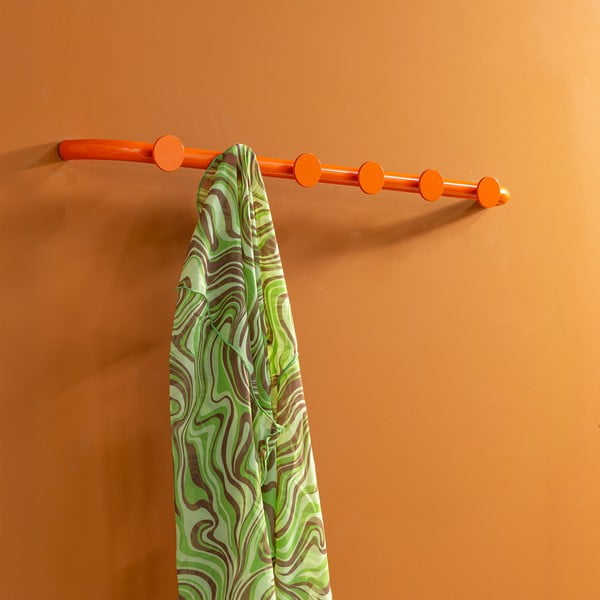 Оранжева метална стенна закачалка 75 cm Retro – Spinder Design-image-4