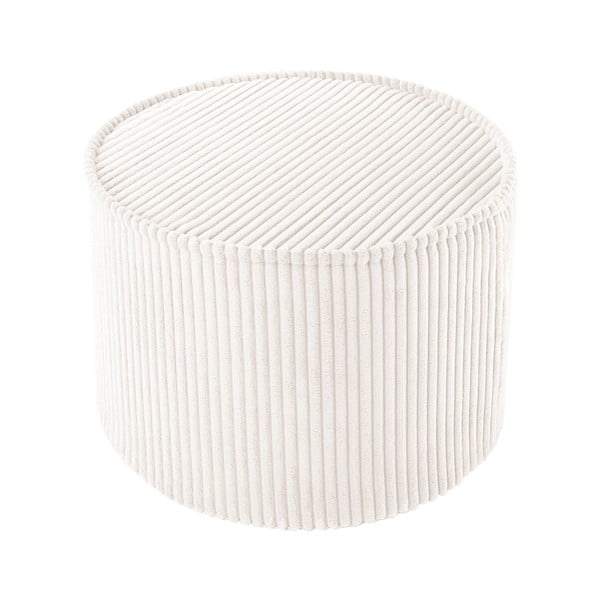 Кремав детски пуф от рипсено кадифе – Wigiwama