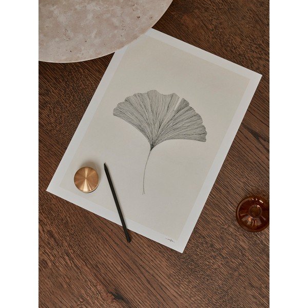 Постер 50x70 cm Ginkgo Leaf – Ana Frois – The Poster Club-image-2