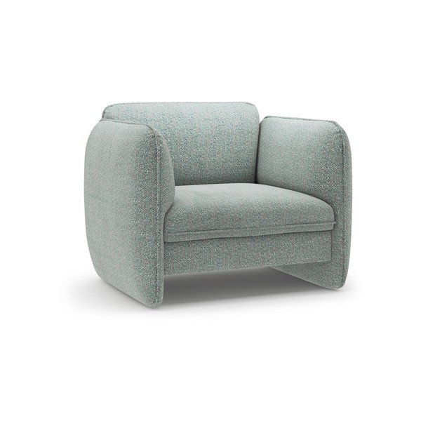 Синьо  шенилово кресло Georgia – Micadoni 