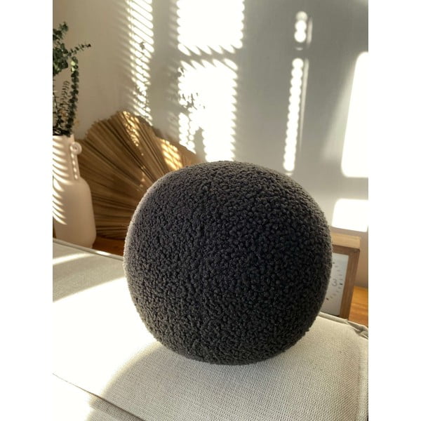 Декоративна възглавница от букле ø 25 cm Top – Mioli Decor-image-3