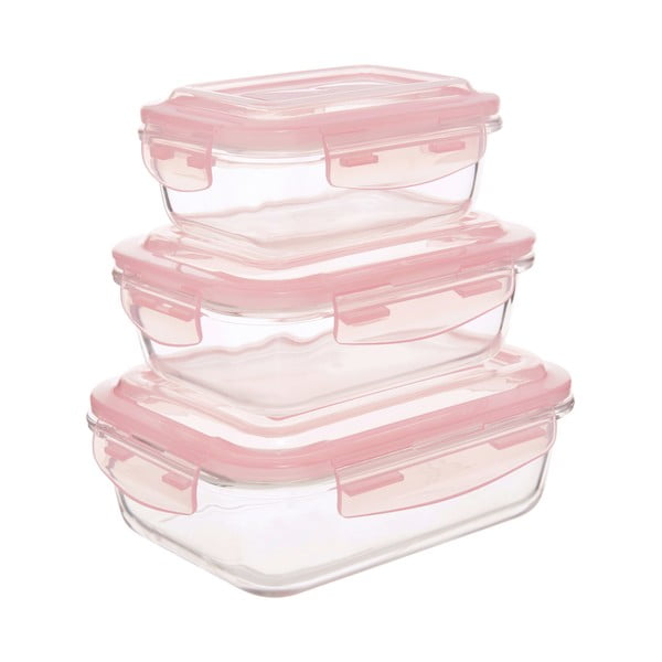 Стъклени буркани за храна 3 бр. Freska - Premier Housewares-image-2