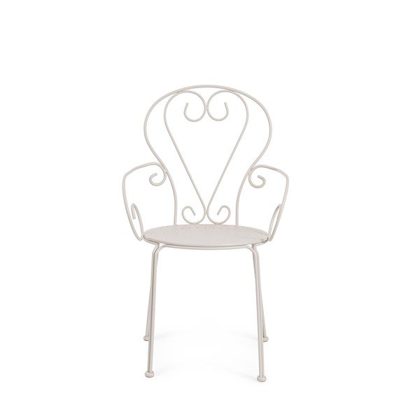 Бежов метален градински стол Etienne – Bizzotto-image-2