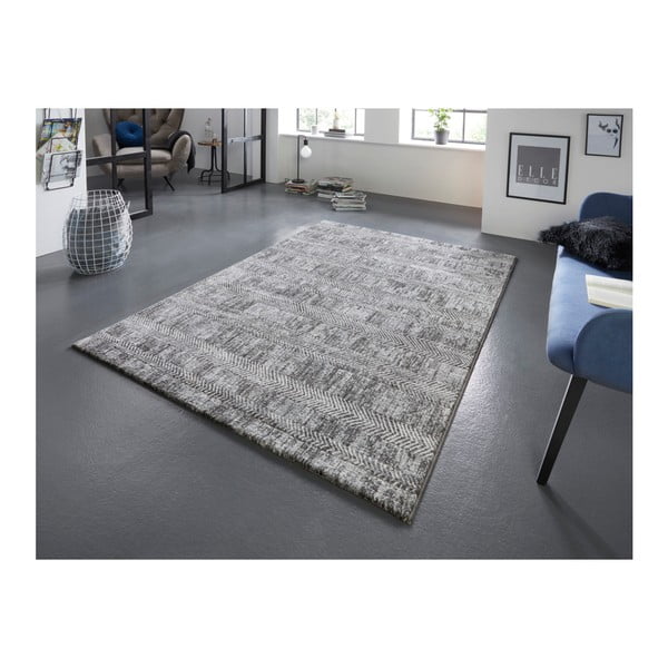 Сив килим Arty Gonesse, 120 x 170 cm - Elle Decoration-image-1