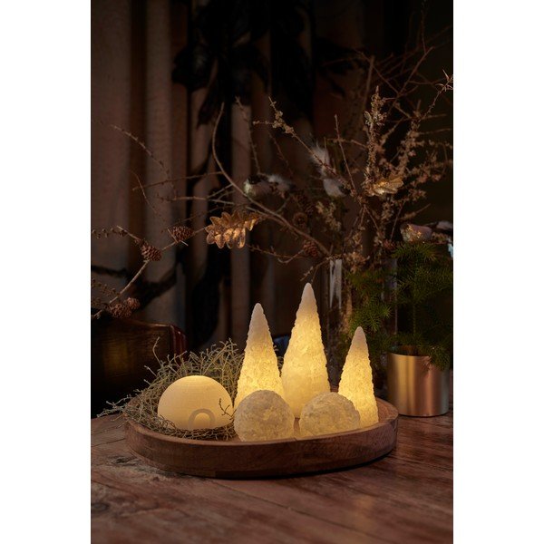 LED светлинна декорация Конус, височина 18 см Snow - Sirius-image-1